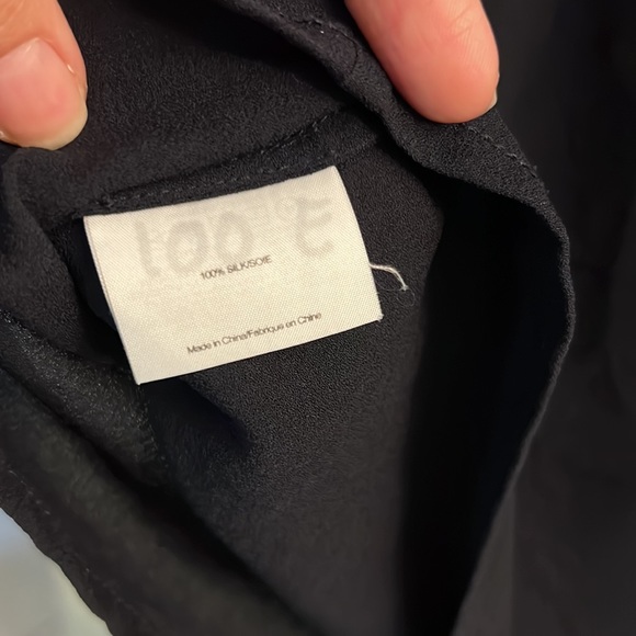 Tory Burch Navy Blue Tank Blue Layered Ruffles down front Classic Simple Beauty - Picture 7 of 13